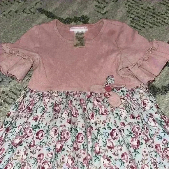Bonnie Jean Floral Dress size 6 - Picture 2 of 5